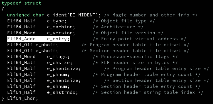 e_entry field.