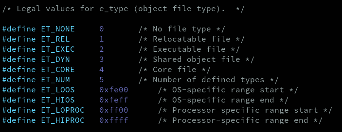 e_type valid values